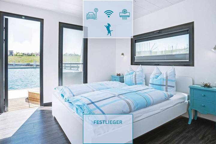 Ferienhaus für 4 Personen, mit Seeblick und Terrasse, mit Haustier in Saale-Unstrut