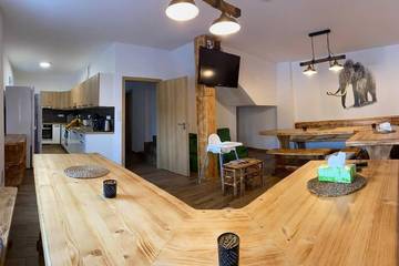 Chalet für 24 Personen, mit Ausblick im Erzgebirge (Tschechien)