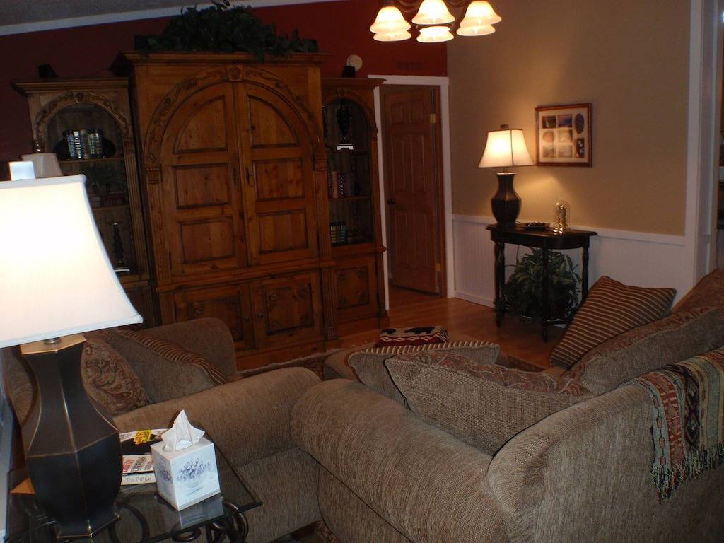 Creekside Cabin, komfortable Kabine mit Blick auf Trout Creek in Madison County (NC)