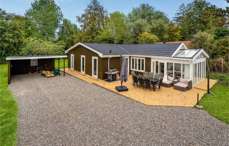 Ferienhaus mit Meerblick für 6 Personen, mit Terrasse und Garten in Kegnæs