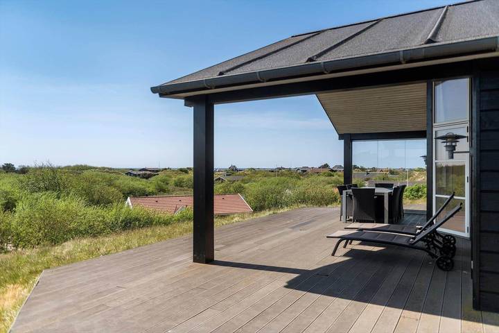 Ferienhaus mit Meerblick für 8 Personen, mit Sauna und Whirlpool sowie Terrasse auf Fanø
