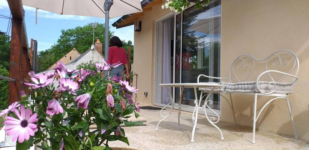 Appartement de vacances pour 2 personnes, avec jardin et vue