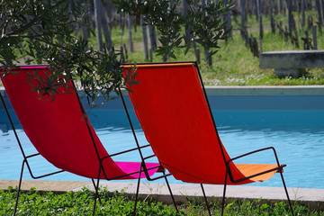 Location de vacances pour 5 personnes, avec piscine et jardin à Néac