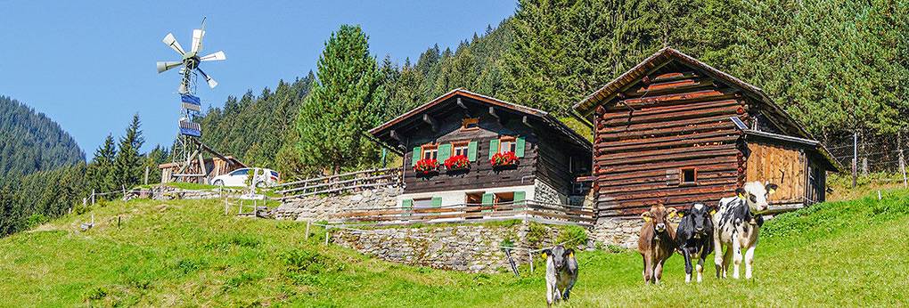 Ferienhaus für 5 Personen, mit Terrasse und Garten sowie Ausblick in Vorarlberg