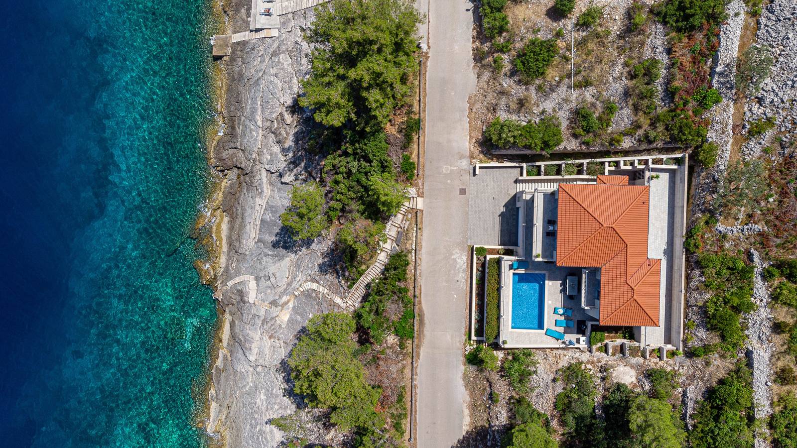 Villa für 6 Personen mit Terrasse in Blato, Korcula