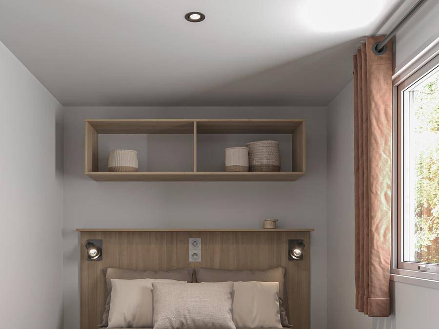 Camping Bocage du Lac - Mobilhome 6 personas - Mobil-home Select Tv Lv Wifi Plancha - 3 dormitorios - 6 pers. in Jugon-les-Lacs, Región de Dinan