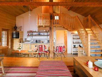 Maison de campagne pour 6 personnes, avec balcon et jardin à Bex
