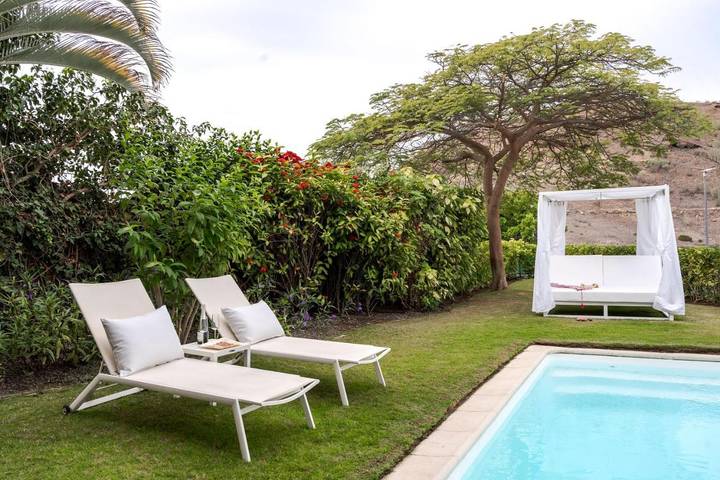 Casa rural para 6 personas, con jardín además de piscina y vistas en Salobre - 2