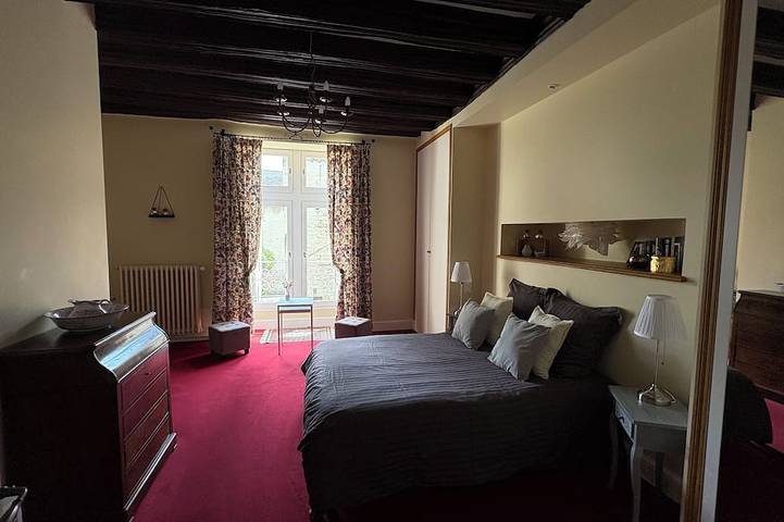 Appartement entier, Centre Chinon Gîte Xvème  2 chambres + garage vélo. in Chinon, Vallée de la Loire