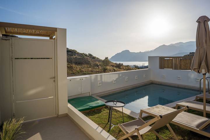 Location de vacances pour 7 personnes, avec balcon et vue sur l’océan à Plakias - 3