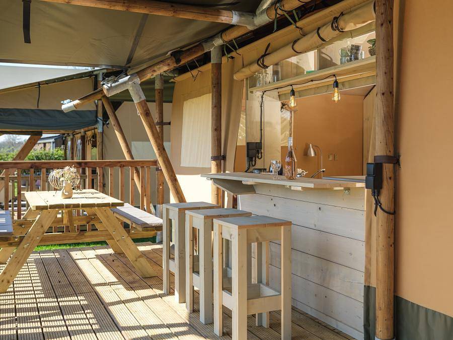 Recreatiepark Den Blanken - Lodge 6 personen - Medley mit Whirlpool in Neede, Gelderland