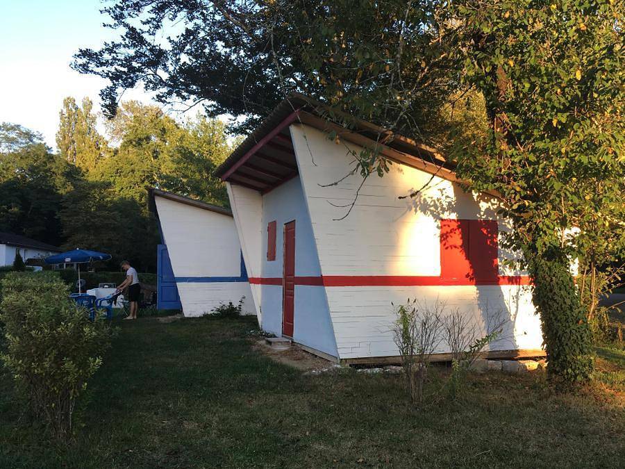 Camping des Bains - Chalet 4 personas - Sin instalaciones sanitarias in Saint-Honoré-les-Bains, Parque natural de Morvan