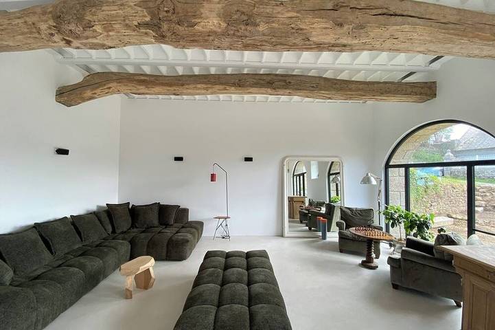 Maison de vacances pour 14 personnes, avec jardin