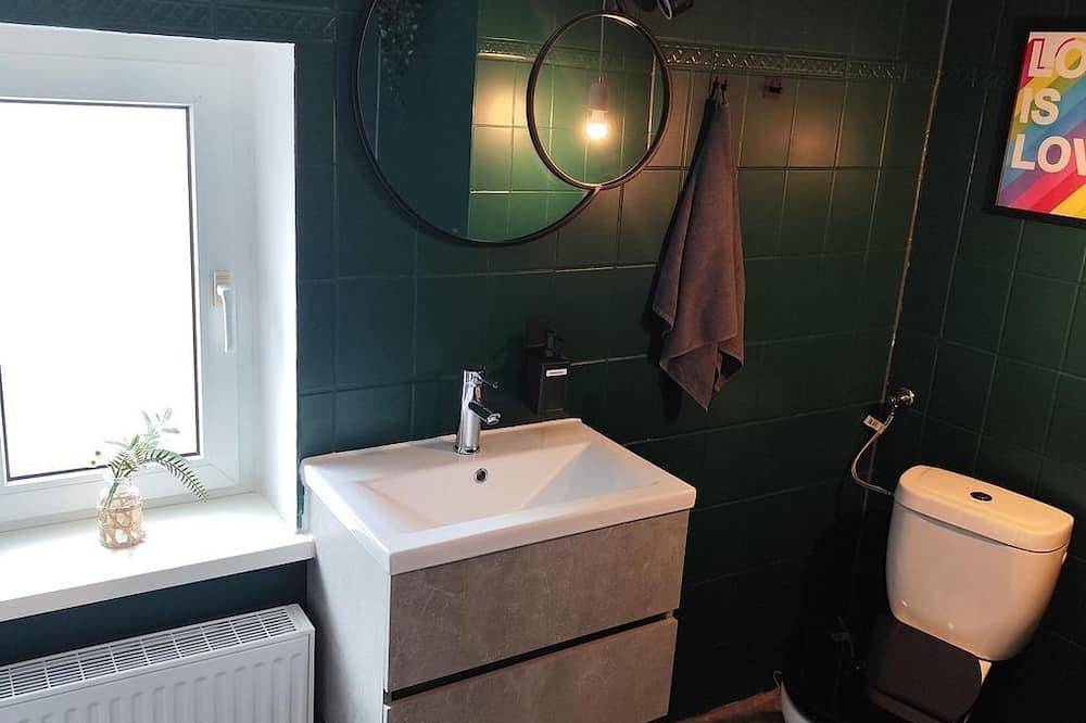 \"Fewo Korbweide\", Bad, Wc - Ferienhaus zur alten Korbmacherei in Freyburg (Unstrut), Saale-Unstrut