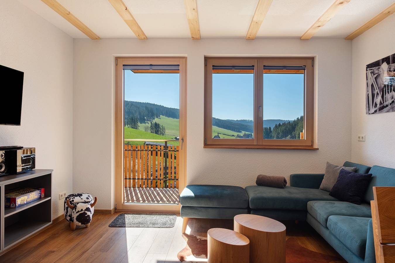 Ganze Wohnung, Ferienwohnung Kuhgeflüster" mit gemeinsamer Terrasse, Gemeinschaftsgarten und Wi-Fi in Suedlicher Schwarzwald, Titisee-Neustadt