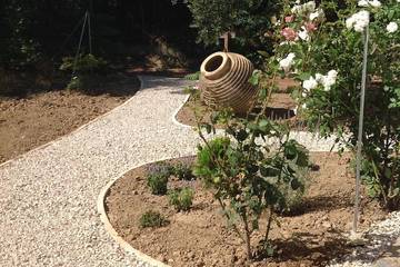 Gîte pour 6 personnes, avec jacuzzi ainsi que balcon et jardin à Koróni
