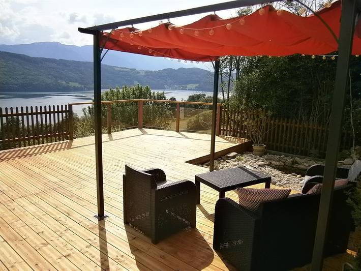 Ferienwohnung für 4 Personen, mit Seeblick und Pool sowie Ausblick und Garten am Millstätter See - 3