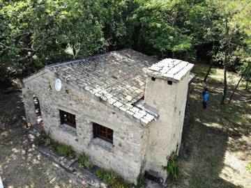 Gîte pour 4 personnes, avec vue et jardin dans La Ceze La Roque Sur Ceze