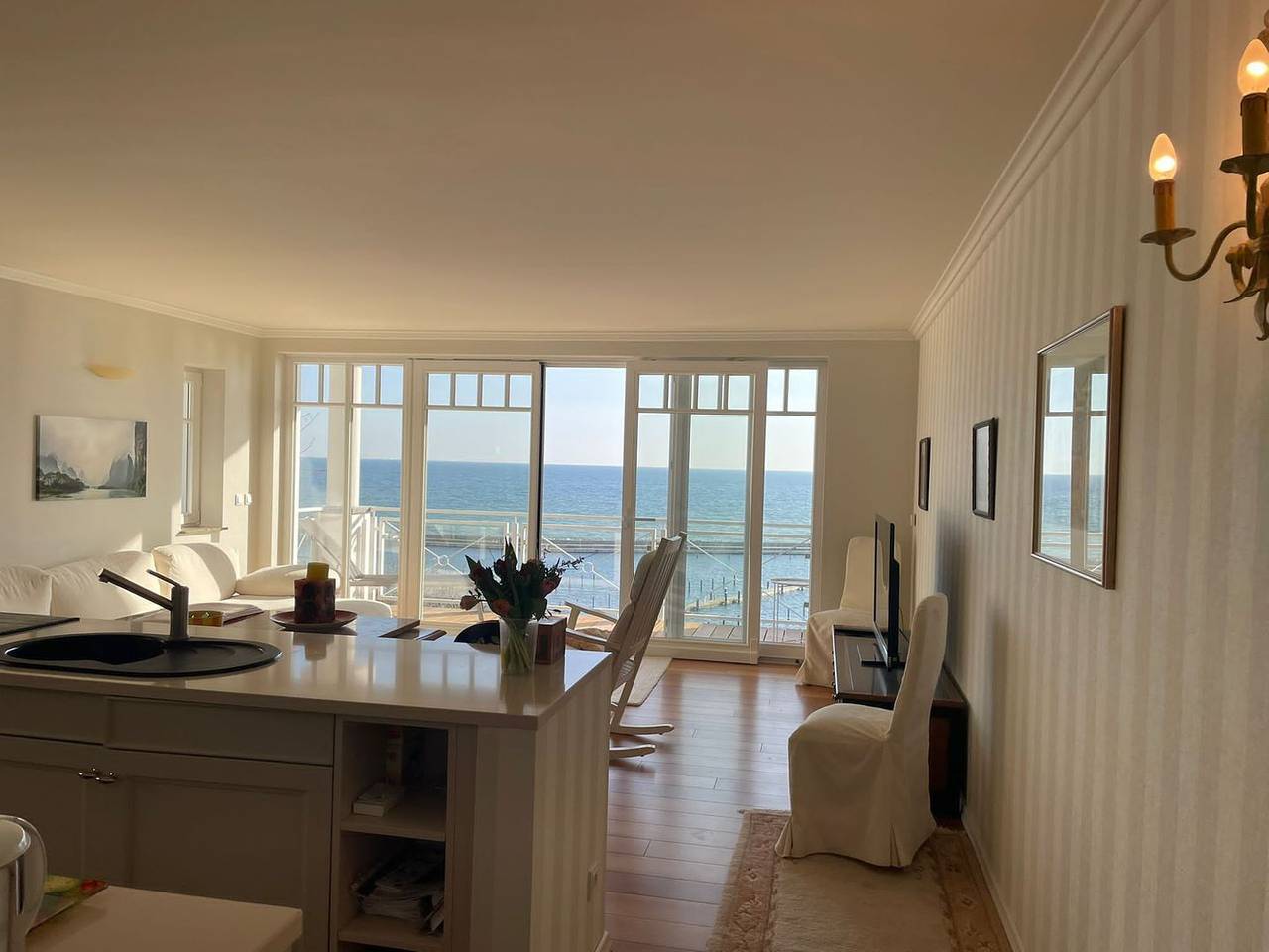 Ganze Wohnung, Meerblickvilla "Prinz Heinrich" - Appartement Molenblick in Sassnitz, Nationalpark Jasmund