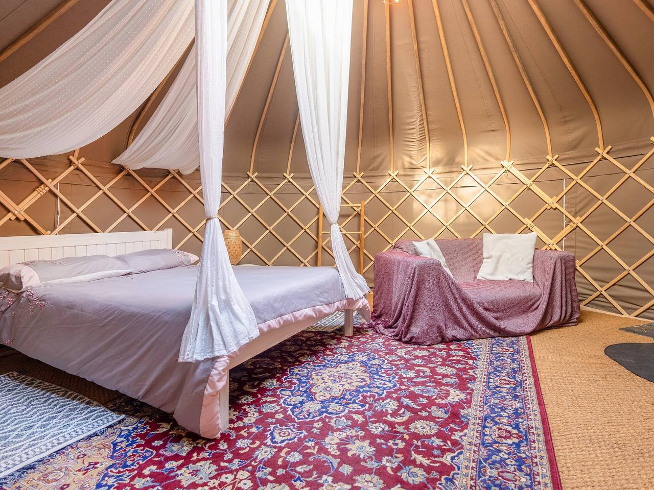 The Warren Yurt in Withyham, East Sussex