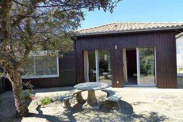 Location de vacances pour 4 personnes, avec terrasse dans Plage De La Graviere Hossegor