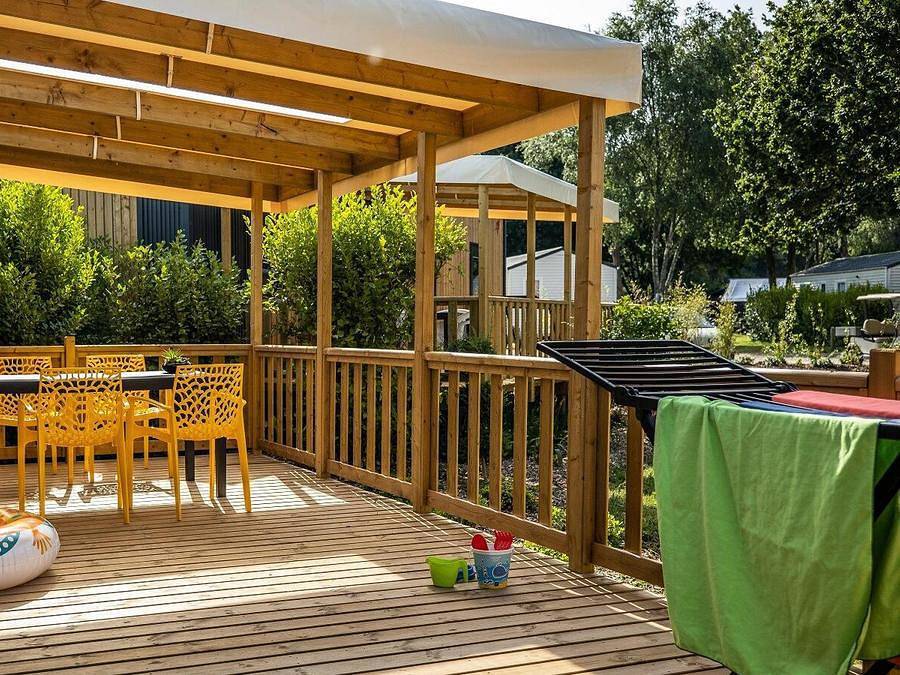 Camping Le Domaine de Mesqueau - Mobilhome 4 personnes - Cottage Premium 3 Pièces 4 Personnes +Tv in Plougasnou, Ceinture Dorée
