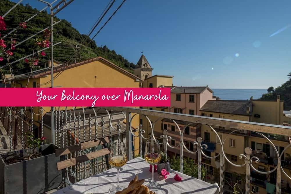 Entire apartment, Liersena Sea View Mini Villa with Ac in Manarola, Riomaggiore Municipality