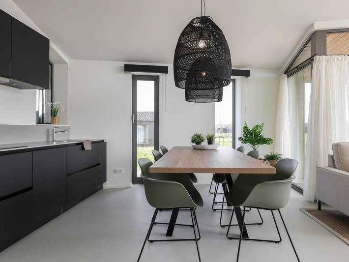 Ferienhaus mit Terrasse und weitem Blick in Wissenkerke, Zeeuwse Kust
