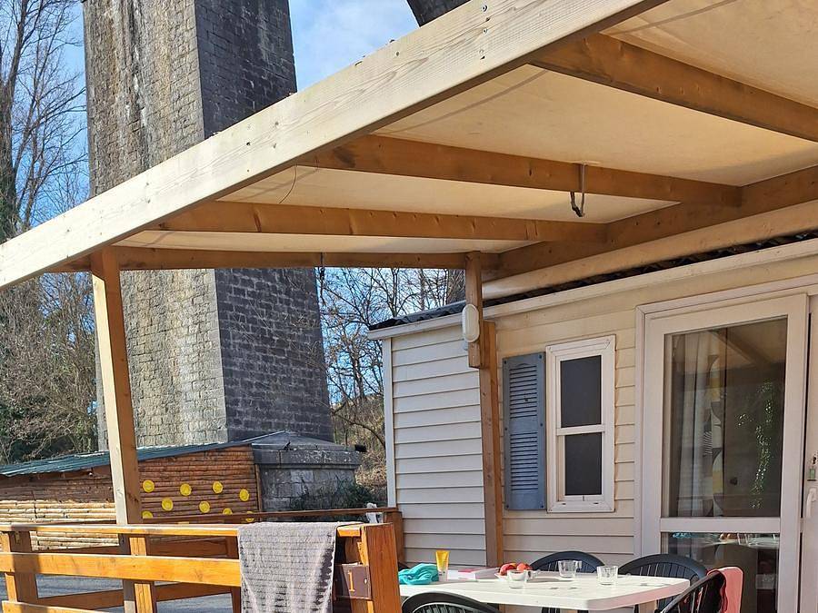 Camping les Rives d'Auzon - Mobilhome 6 personnes in Saint-Germain, Ardèche