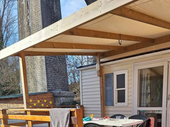 Camping les Rives d'Auzon - Mobilheim 6 personen in Saint-Germain, Ardèche