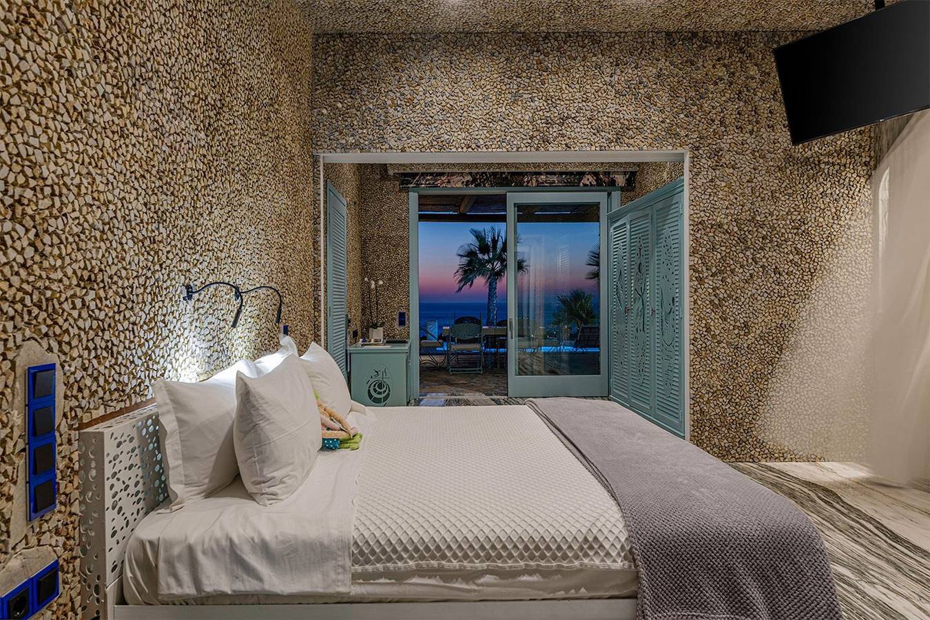 Villa per 6 persone con terrazza in Koumpara, Ios