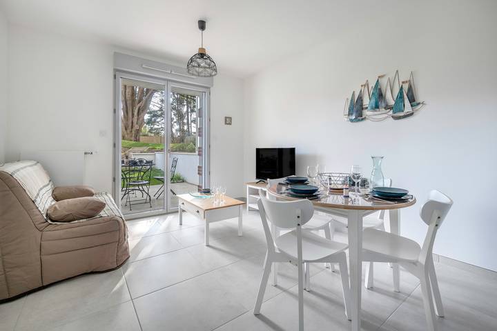 Appartement de vacances pour 4 personnes, avec jardin et terrasse à Pornic