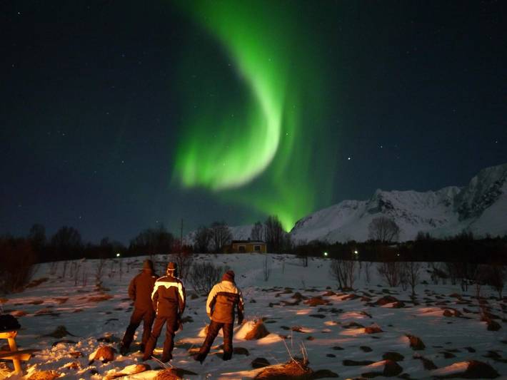 Ferienhaus am Meer in Lyngen in Lyngen