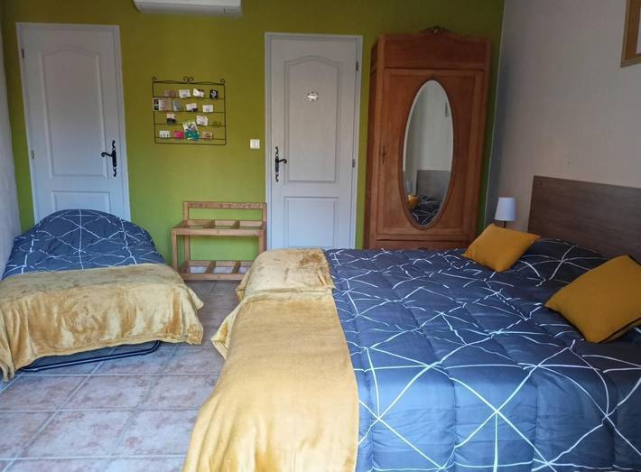 B&B für 3 Personen, mit Garten, mit Haustier in Frankreich