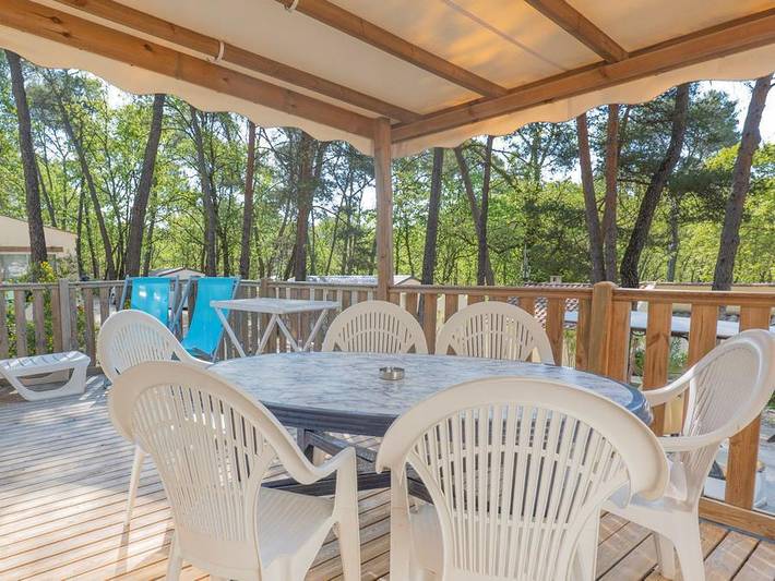 Camping Le Parc - Mobilheim 6 personen - Riviera 35m² in Saint-Paul-en-Forêt, Draguignan Region