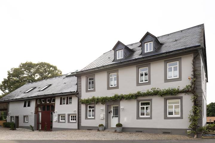 Ferienwohnung für 4 Personen, mit Garten und Terrasse, mit Haustier