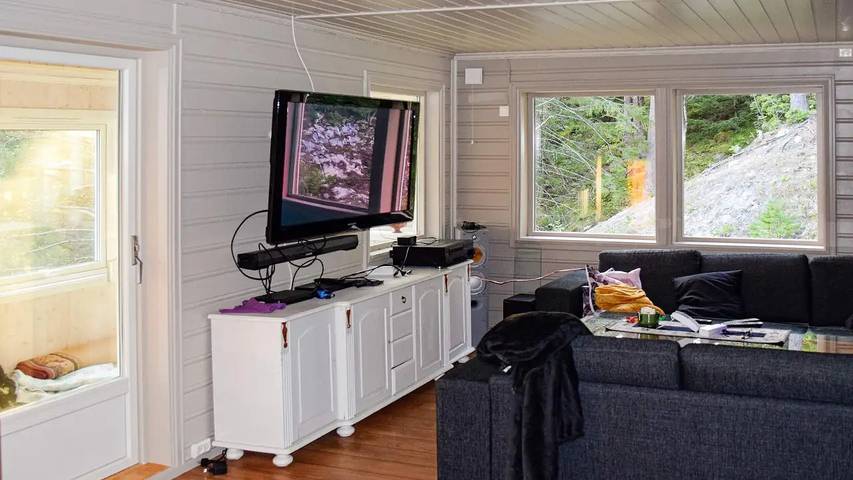 Ferienhaus für 7 Personen, mit Sauna und Terrasse, mit Haustier
