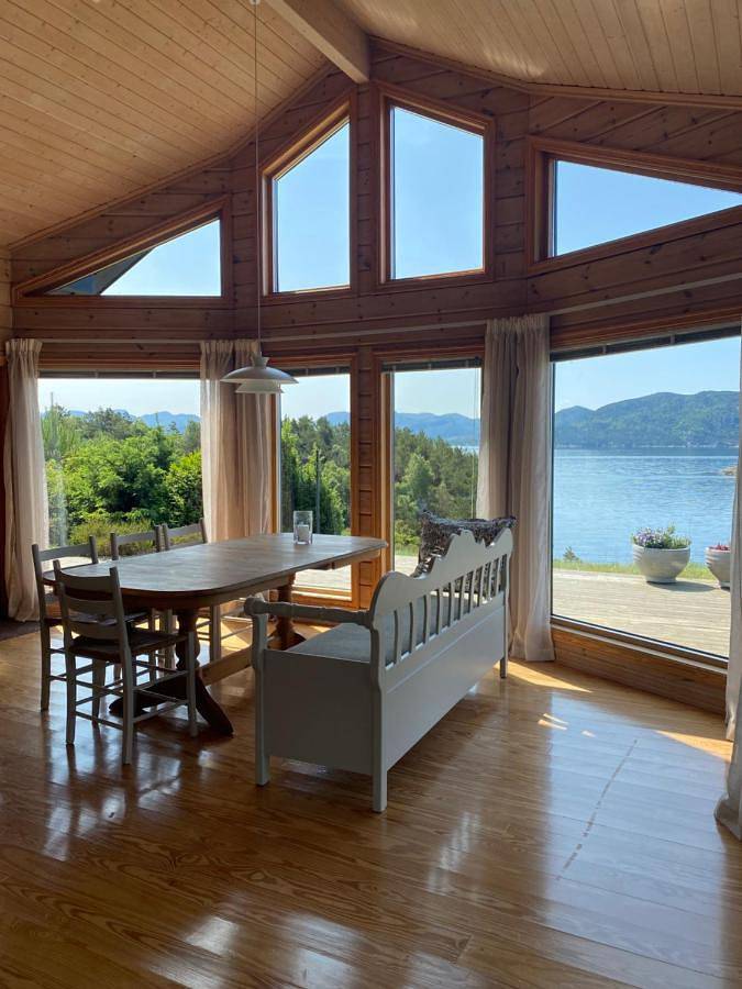 Ferienhaus für 8 Personen, mit Terrasse und Garten sowie Ausblick in Strand (Rogaland)