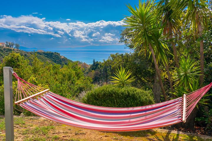 Villa pour 7 personnes, avec balcon et jardin, adapté aux familles dans Skala - 4