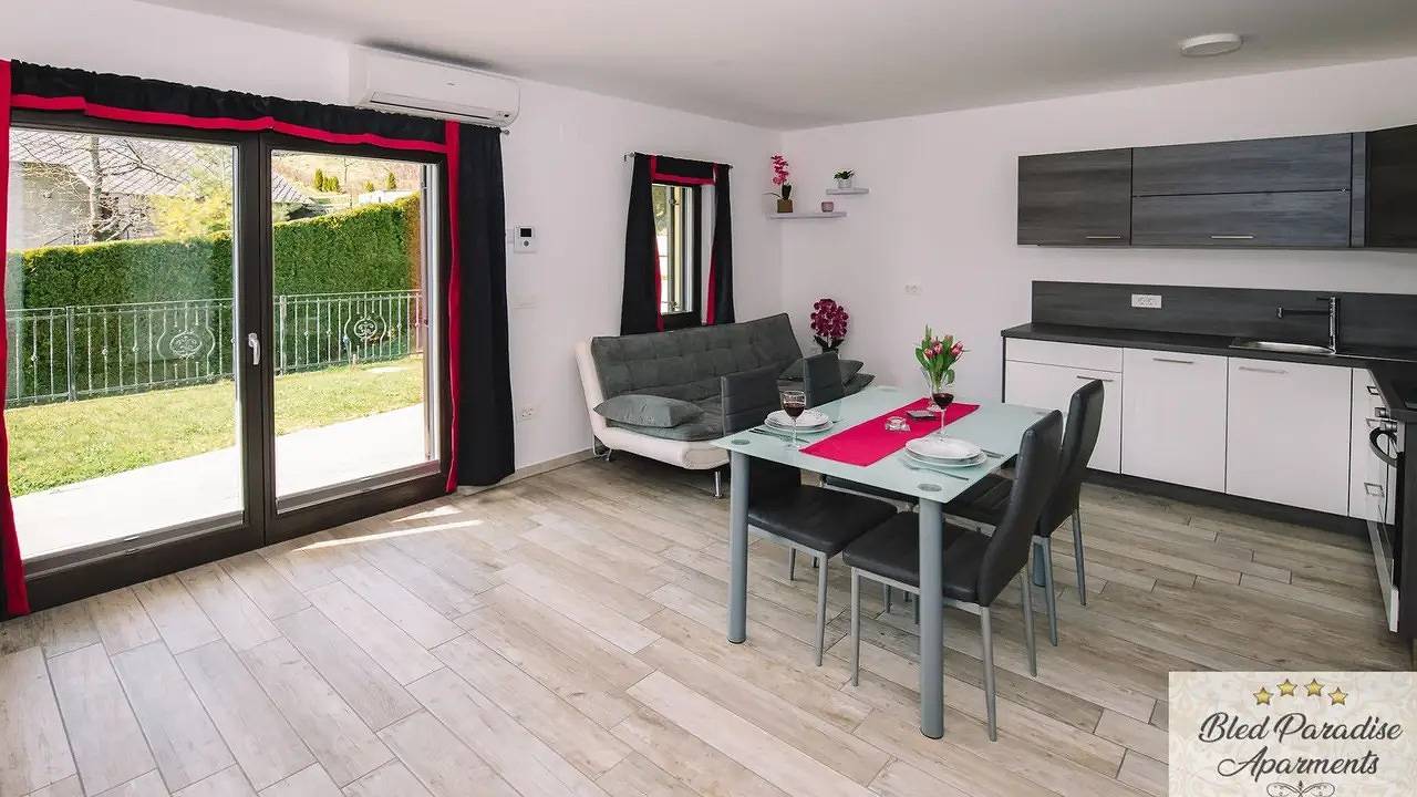 Ganze Ferienwohnung, Ferienwohnung für 6 Personen (50 m²) in Veldes in Bled, Triglav Nationalpark