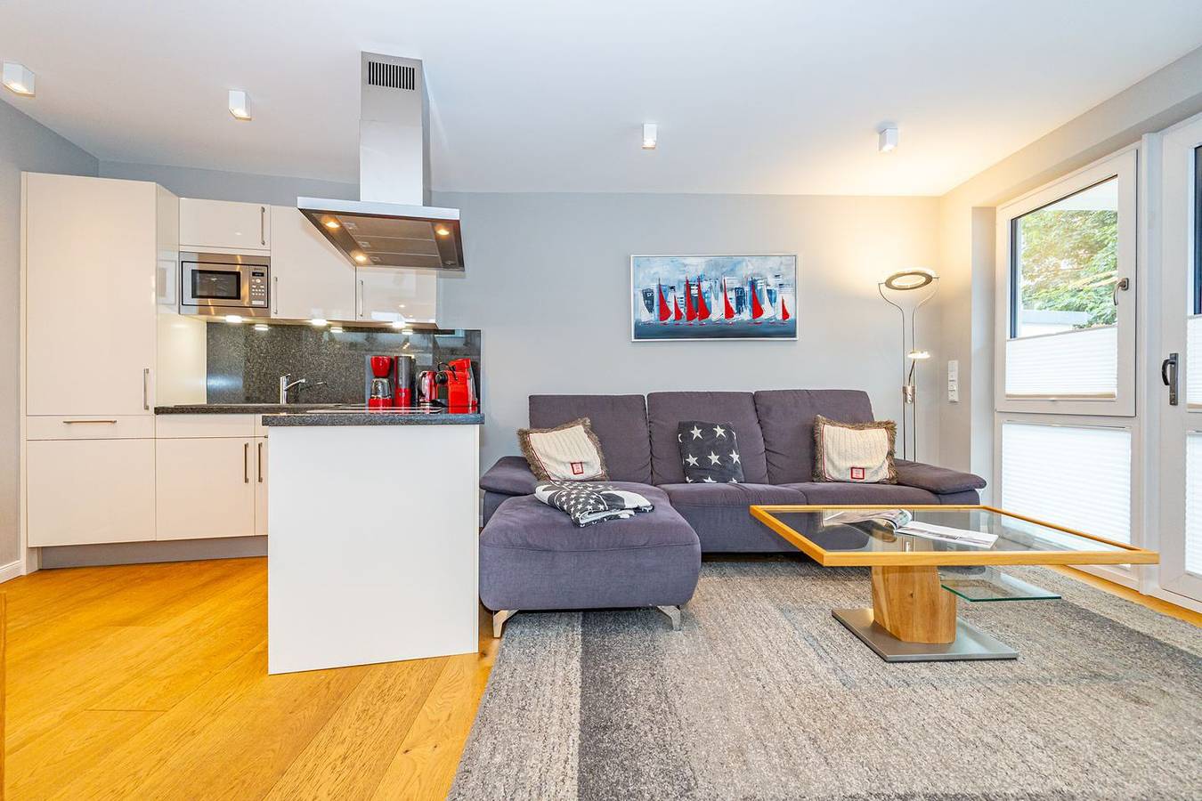 Ganze Wohnung, Ferienwohnung für bis zu 4 Personen mit Terrasse und Sauna. in Westerland, Sylt (Gemeinde)