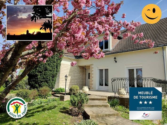 Gîte pour 5 personnes, avec jardin et terrasse
