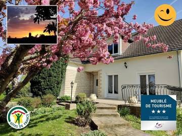 Gîte pour 5 personnes, avec terrasse et jardin dans le Loir-et-Cher