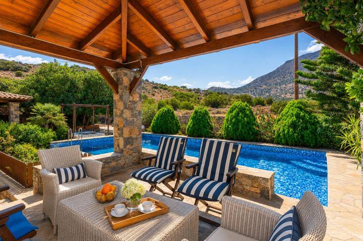 Villa für 10 Personen, mit Meerblick und Garten auf Kreta - 3