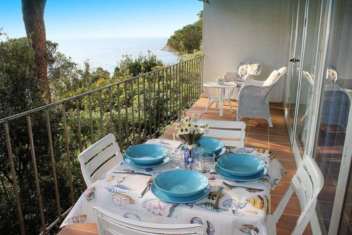 Ferienwohnung für 6 Personen, mit Terrasse und Garten sowie Ausblick in Biodola - 4