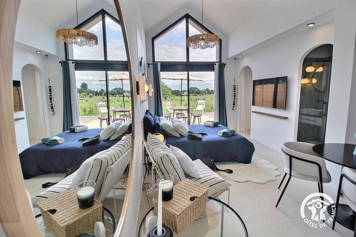 Gîte for 2 people, with garden and view - 1