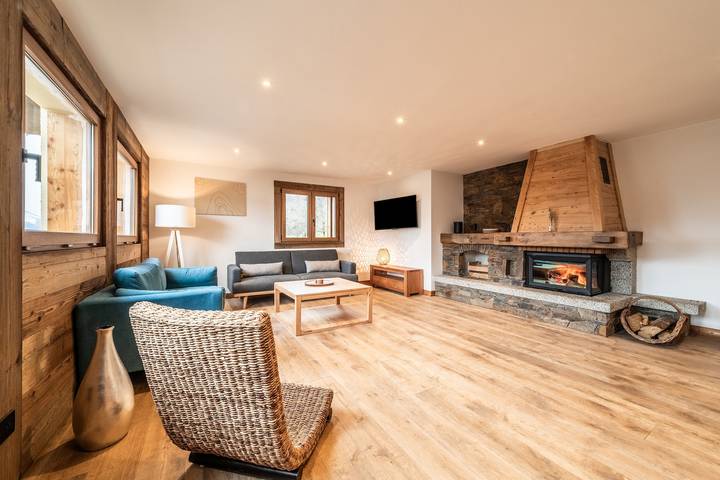 Chalet pour 7 personnes, avec jardin et balcon, animaux acceptés en Haute-Savoie