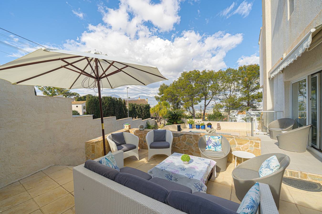 Vakantiehuis Villa Polar Spaniahome met zeezicht, zwembad & Wi-Fi in L'Albir, L'Alfàs del Pi