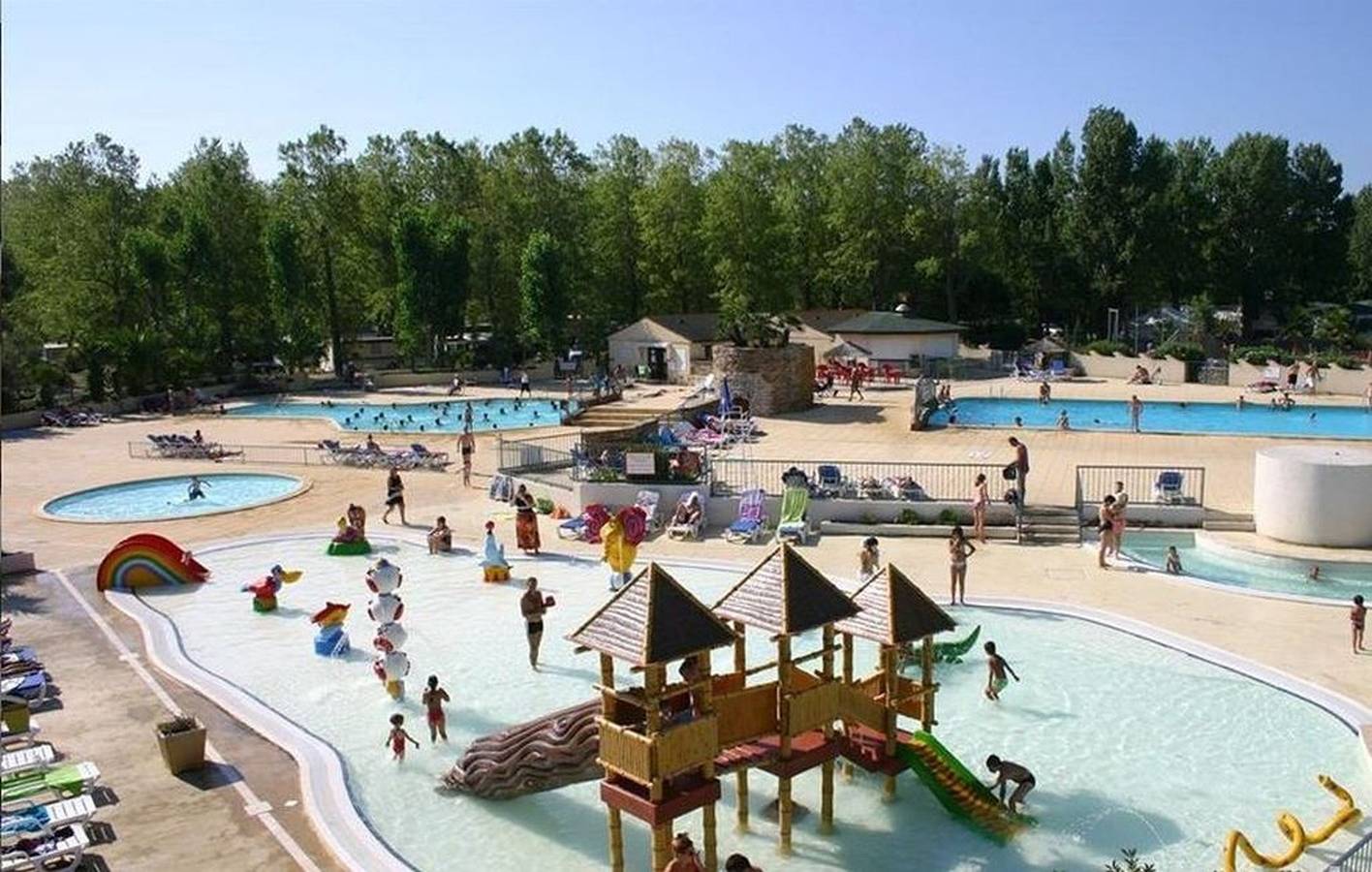 Ferienpark Domaine La Yole Mobilehome Happy Premium für 6 Personen in Vendres, Mittelmeerküste (Frankreich)