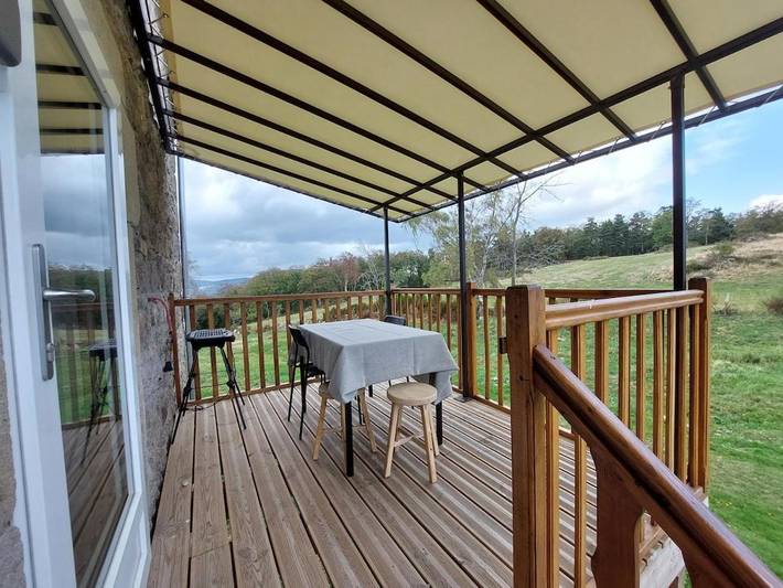 Maison de vacances pour 6 personnes, avec vue et jardin, animaux acceptés